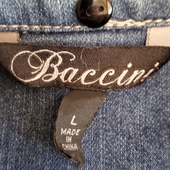 Baccini Denim Vest - Picture 3 of 5
